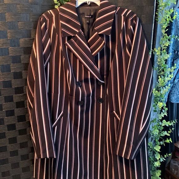 Size 1 Twill Aline trench coat/jacket (worn once) - Picture 6 of 13